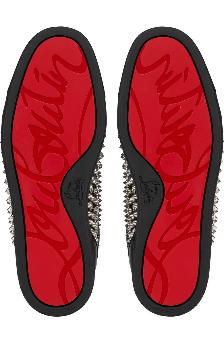 Christian Louboutin Louis Junior Allover Spikes High Top Sneaker, Alternate, color,