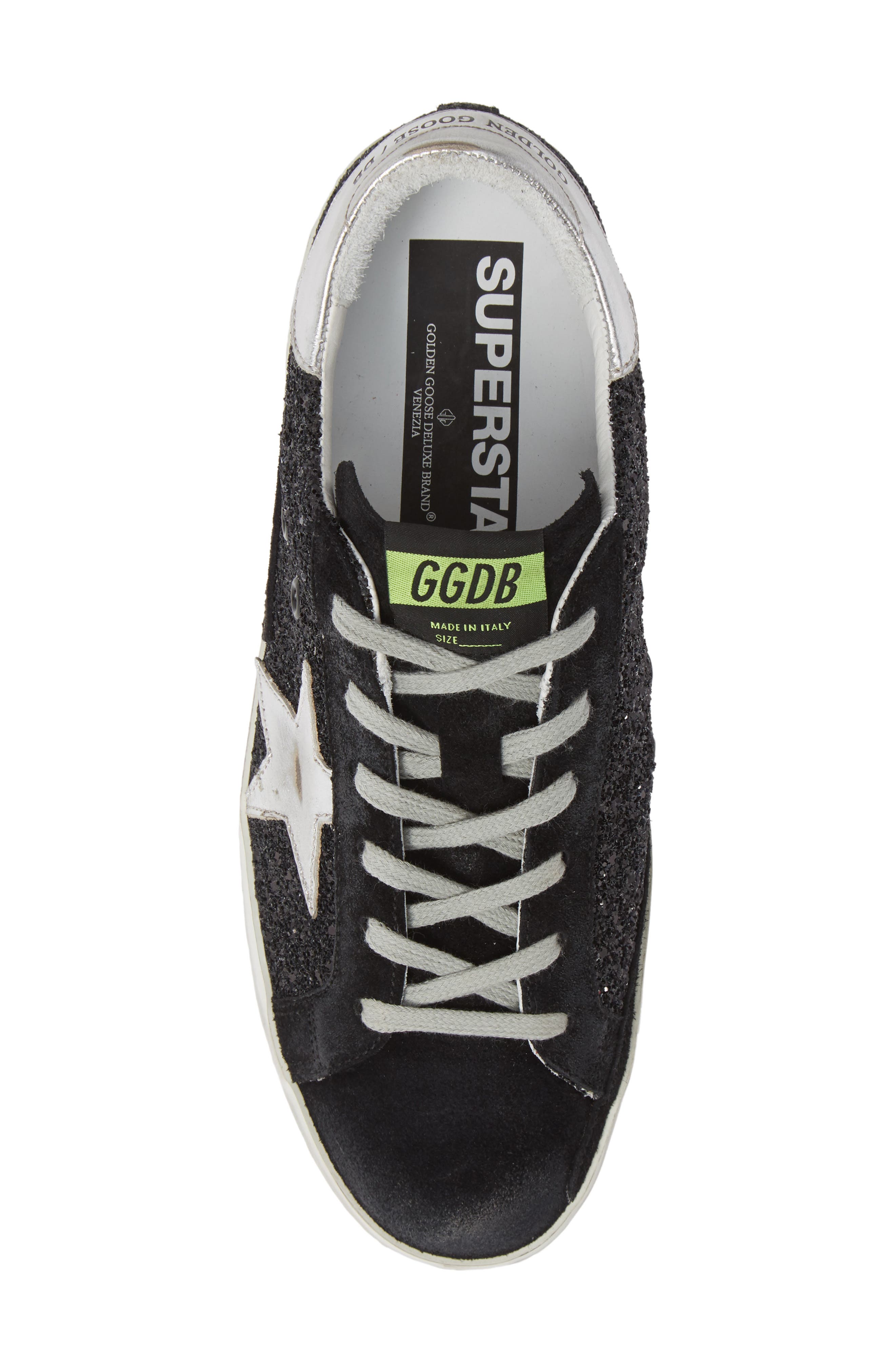 Golden Goose Superstar Glitter Sneaker, Alternate, color, 