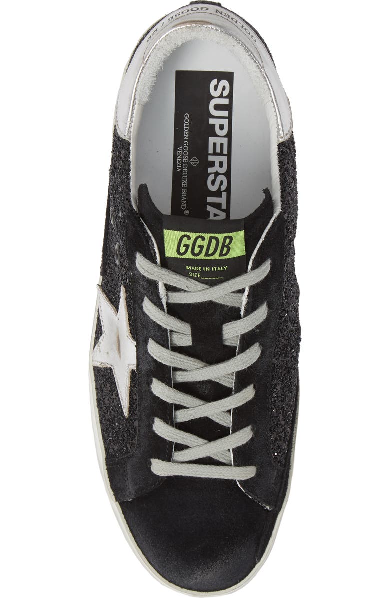 Golden Goose Superstar Glitter Sneaker, Alternate, color,