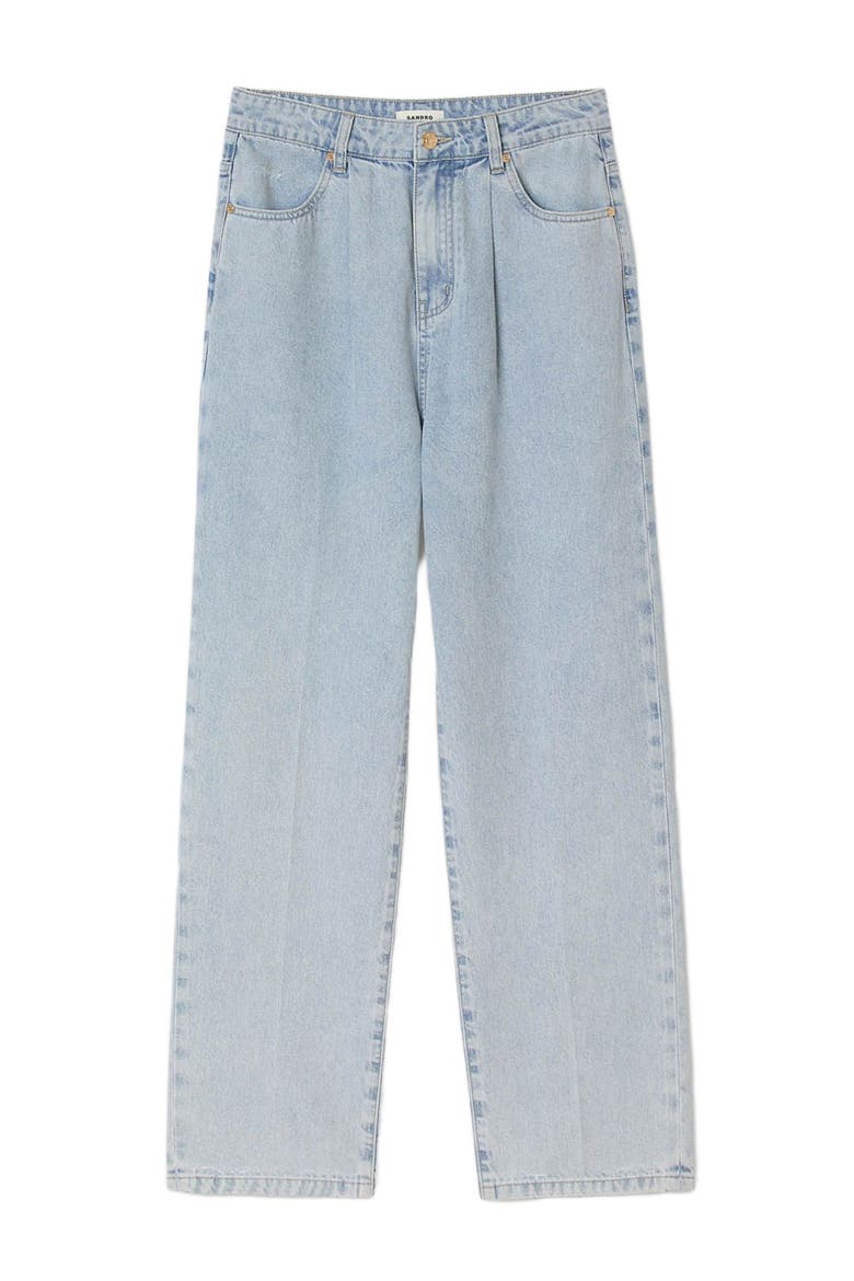 Straight-leg jeans, Alternate, color, Blue