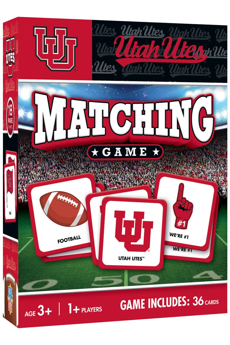 Utah Utes Matching Game, Main, color, Multicolor