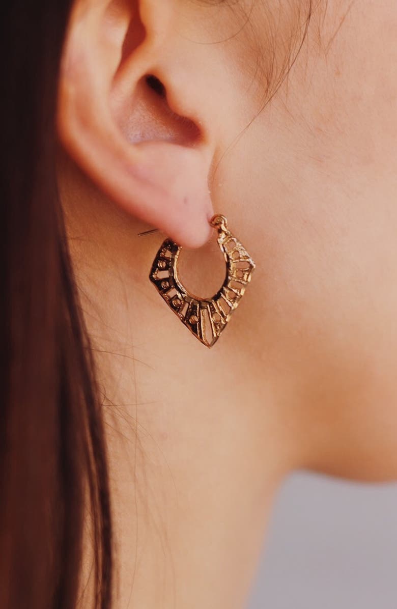 Set & Stones Lauren Hoop Earrings, Alternate, color, 