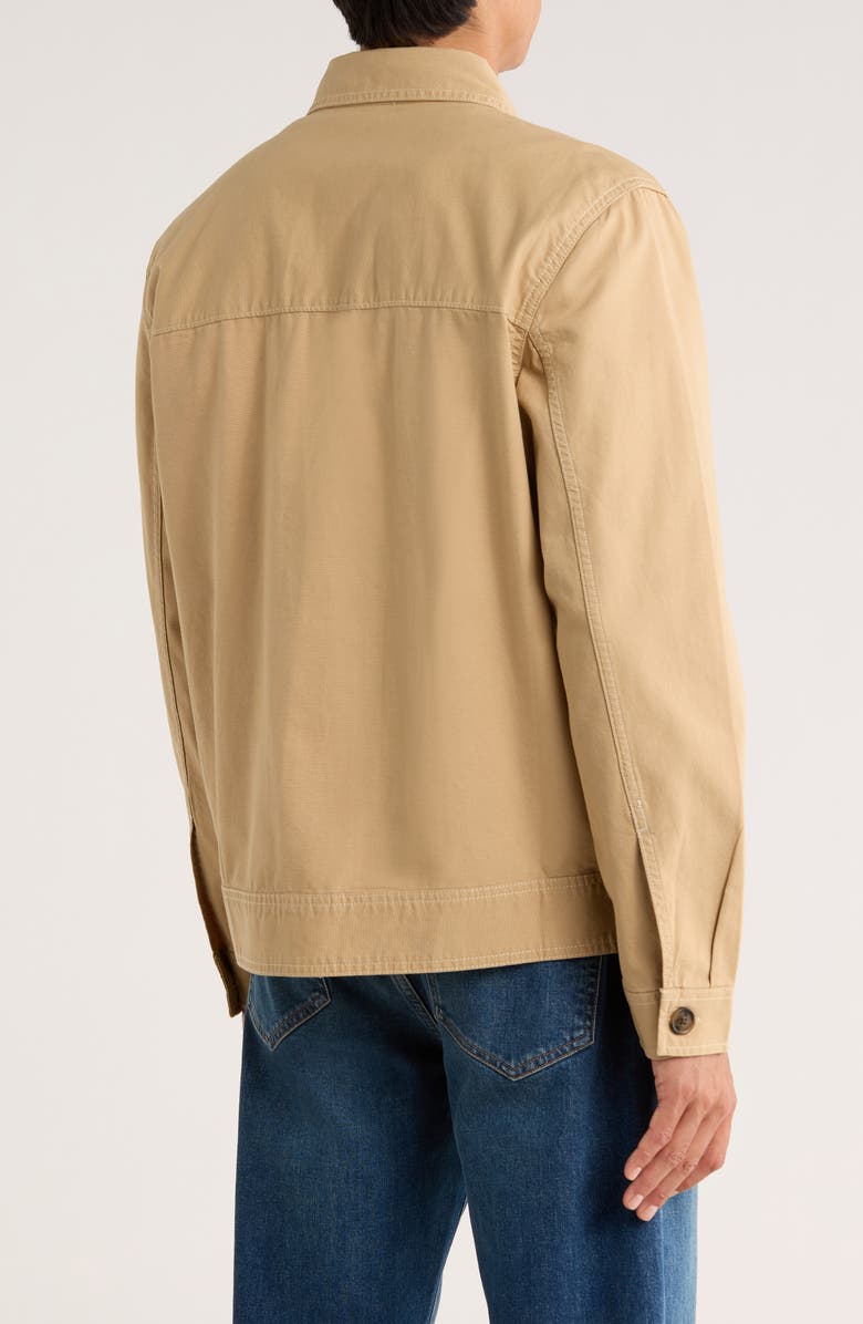 Scotch & Soda Canvas Trucker Jacket, Alternate, color, Travertine