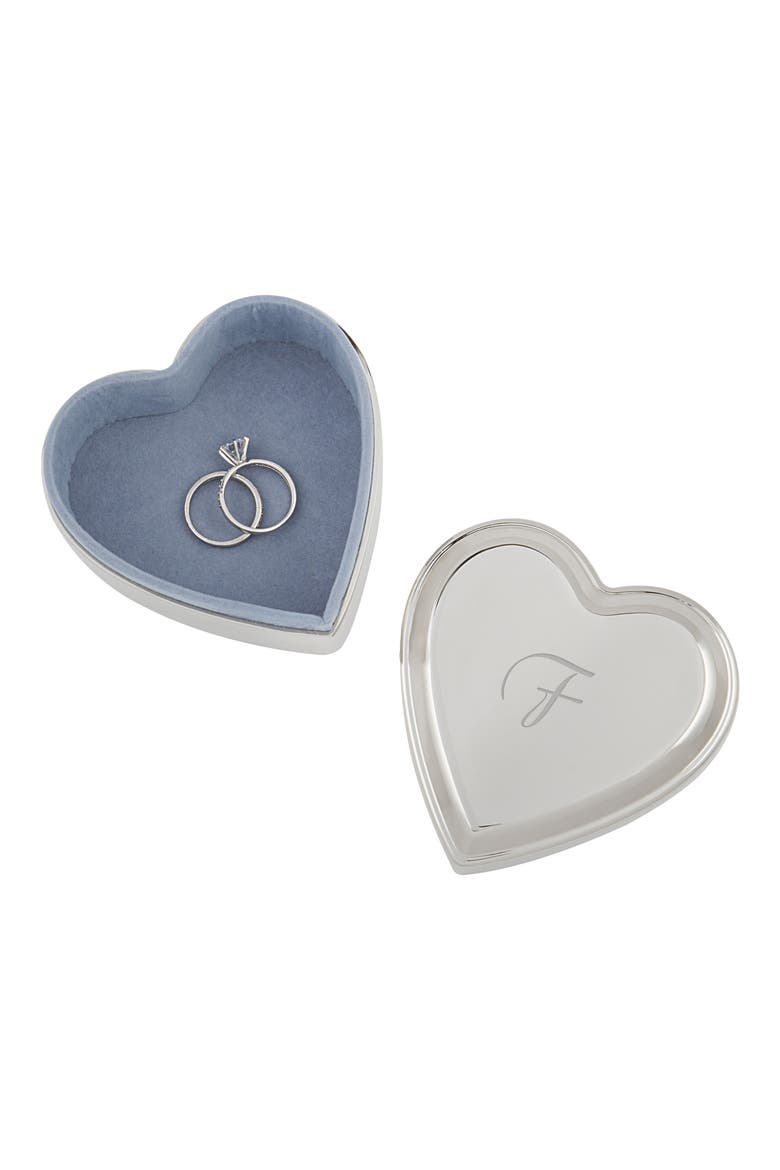 Cathys Concepts Monogram Heart Keepsake Box, Alternate, color, BLANK