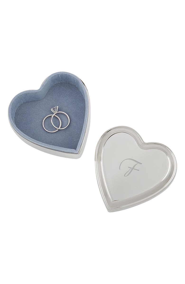 Cathy's Concepts Cathys Concepts Monogram Heart Keepsake Box, Alternate, color,