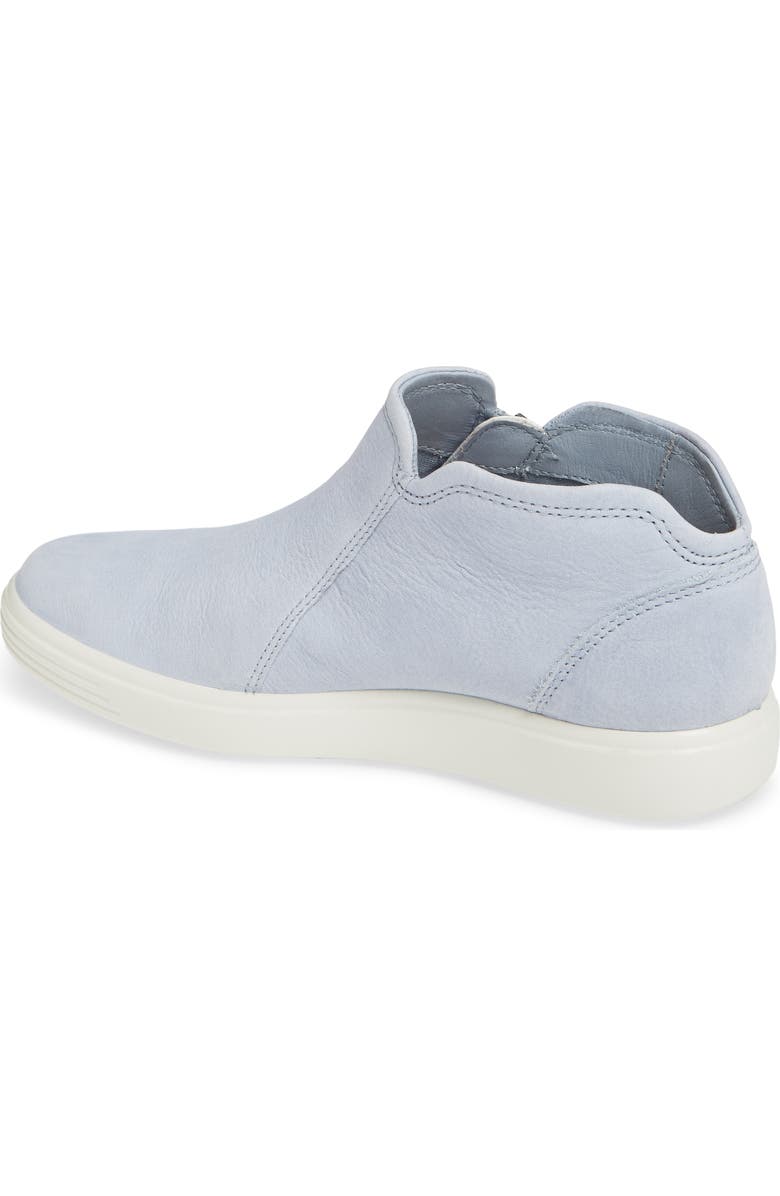 ECCO Soft 7 Mid Top Sneaker, Alternate, color, Dusty Blue Leather