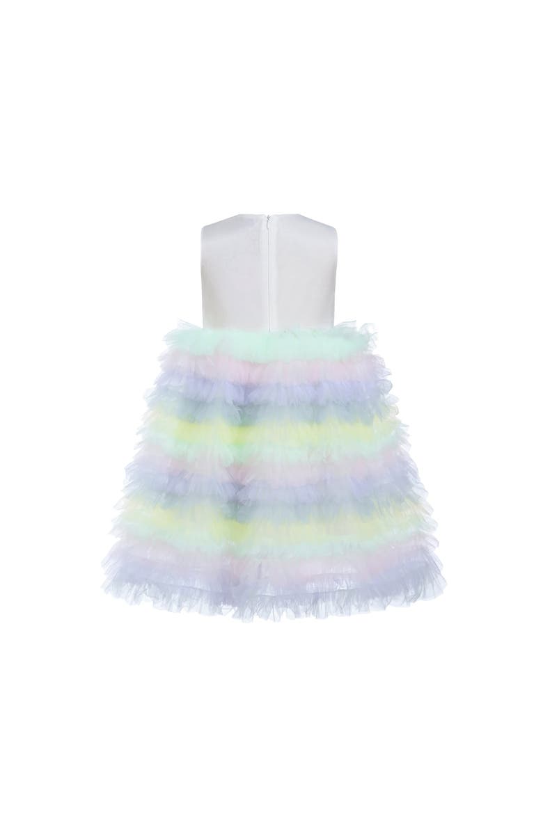 Mimi Tutu Ruffle Tiered Pom Dress, Alternate, color, Purple