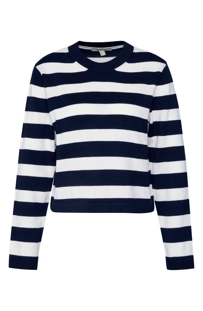 Barbour Bronya Stripe Cotton Blend Sweater, Alternate, color,