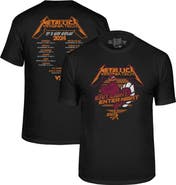 Retro Brand Men's Original Retro Brand Black Virginia Tech Hokies Metallica Retro T-Shirt