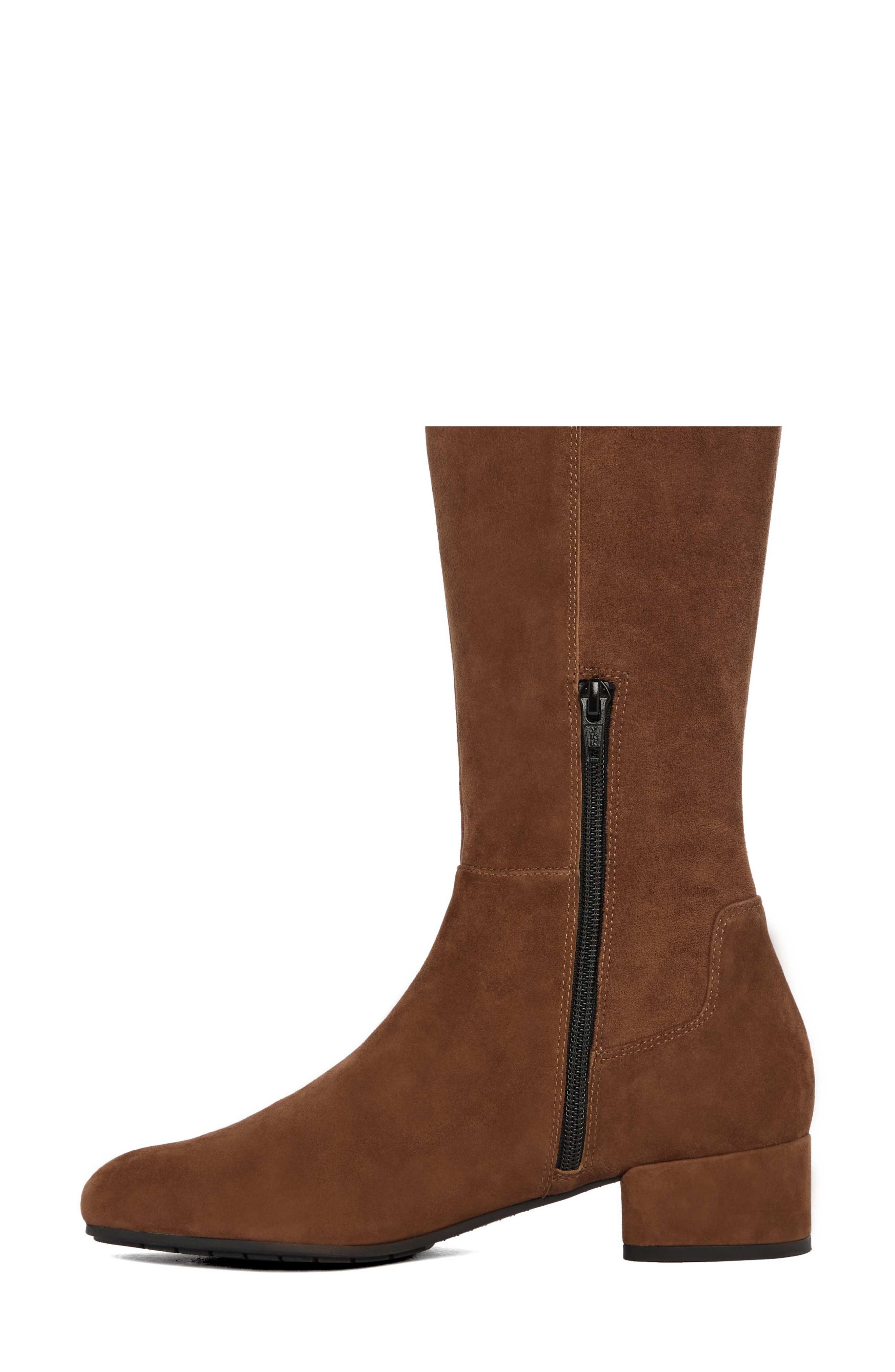 Dune London Topsy Knee High Boot, Alternate, color, Brown