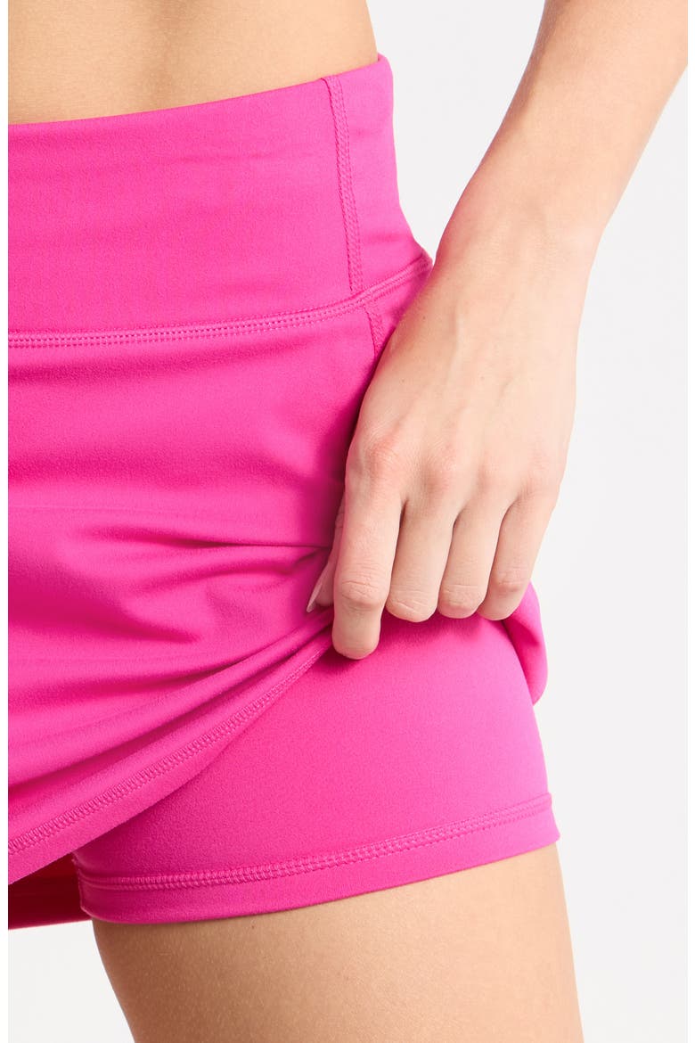 Balance Compression Super High Skort, Alternate, color, FESTIVE PINK