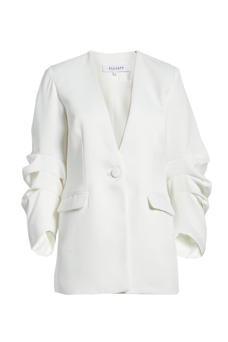 Plaza Blazer, Alternate, color, WHITE