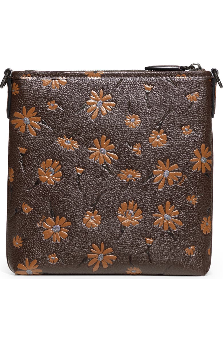 COACH Kitt Floral Pebble Leather Crossbody Bag, Alternate, color,