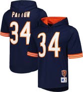 Mitchell & Ness Men's Mitchell & Ness Walter Payton Navy Chicago Bears Retired Player Name & Number Mesh Hoodie T-Shirt