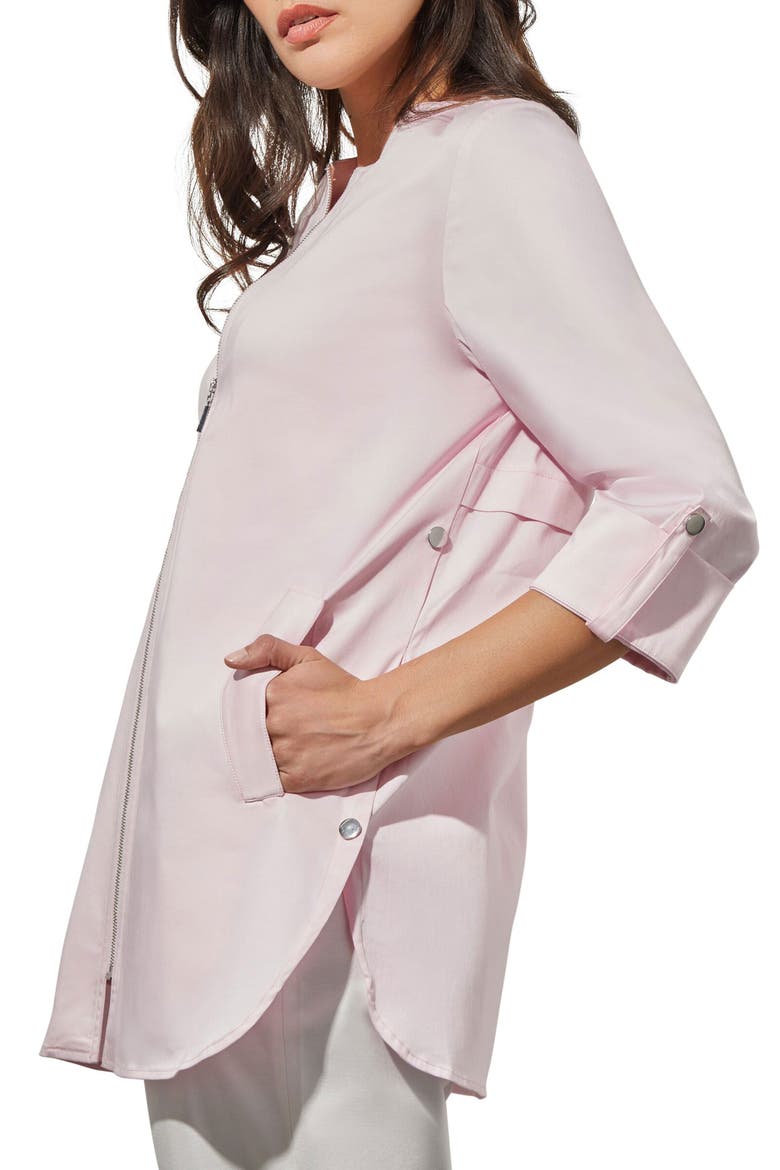 Front Zip Jacket, Alternate, color, PERFECT PINK