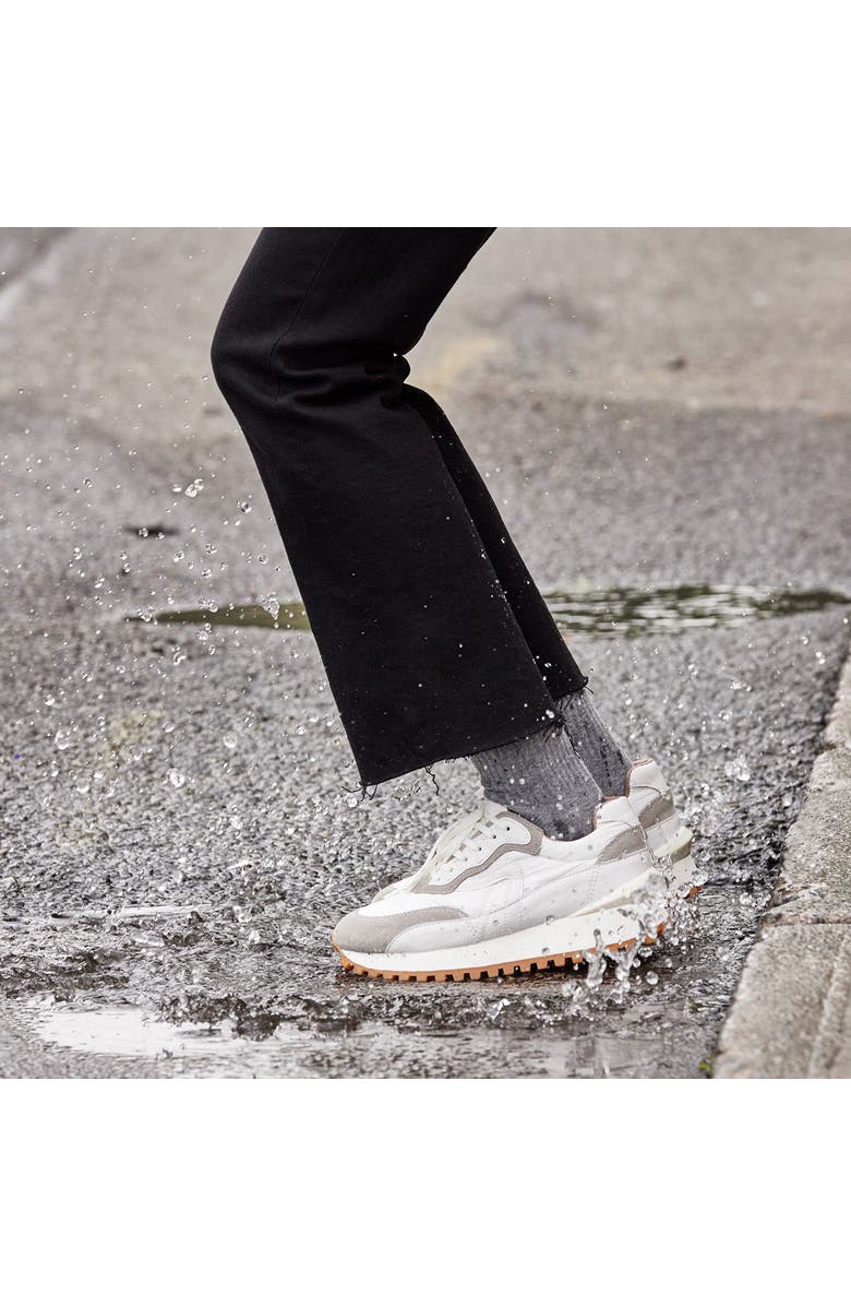 Blondo Lois Retro Waterproof Running Sneaker, Alternate, color, White Multi