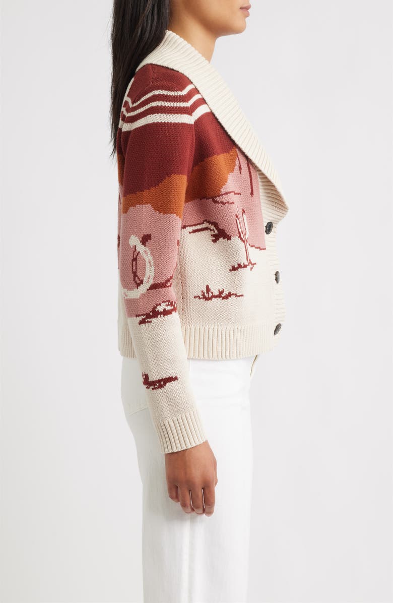 Pendleton Western Scenic Cardigan, Alternate, color, 