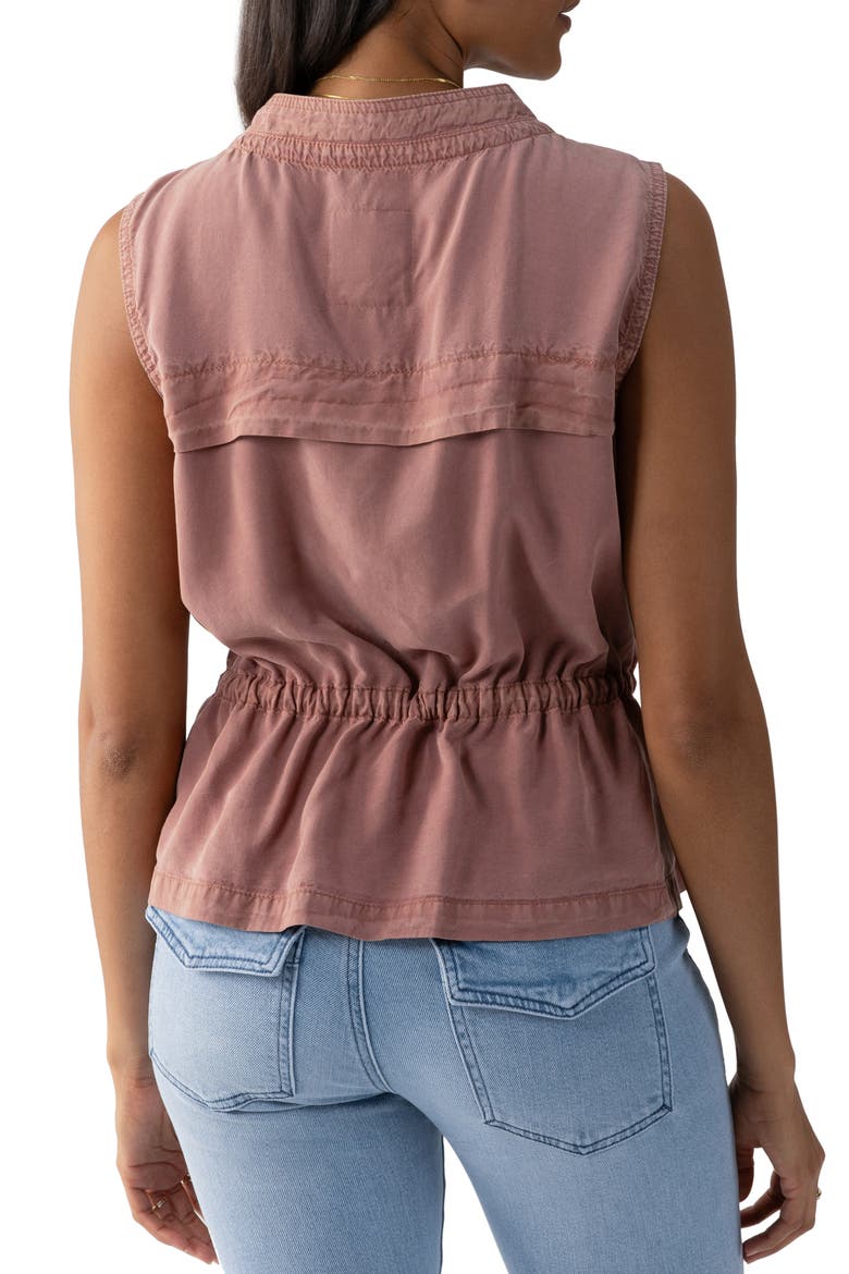 Leah Surplus Vest, Alternate, color, WASHED CLAY