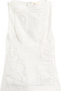 HOUSE OF CB Valencia Broderie Anglaise Boat Neck Top