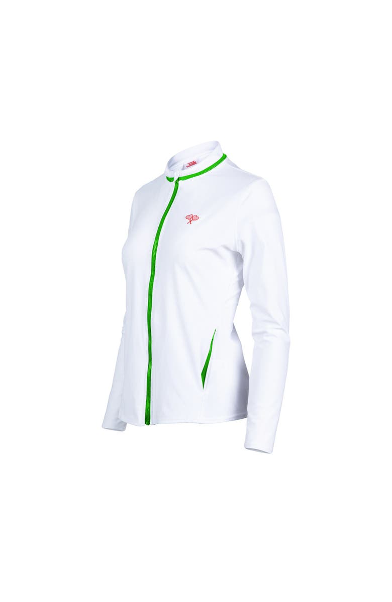 Love All Tennis Women's Gabriela Full Zip Jacket, Alternate, color, Green