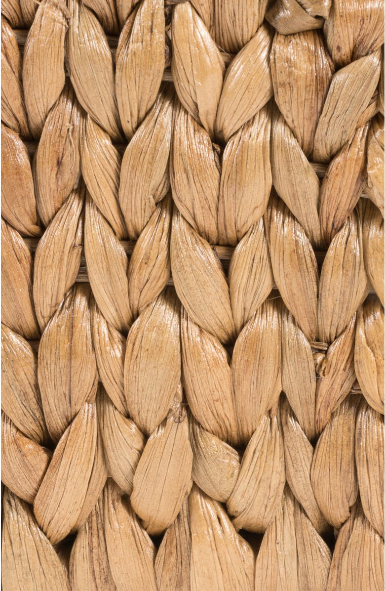 HAPPIMESS Leif Rustic Minimalist Hand-Woven Hyacinth Nesting Baskets with Handles, Alternate, color, Natural