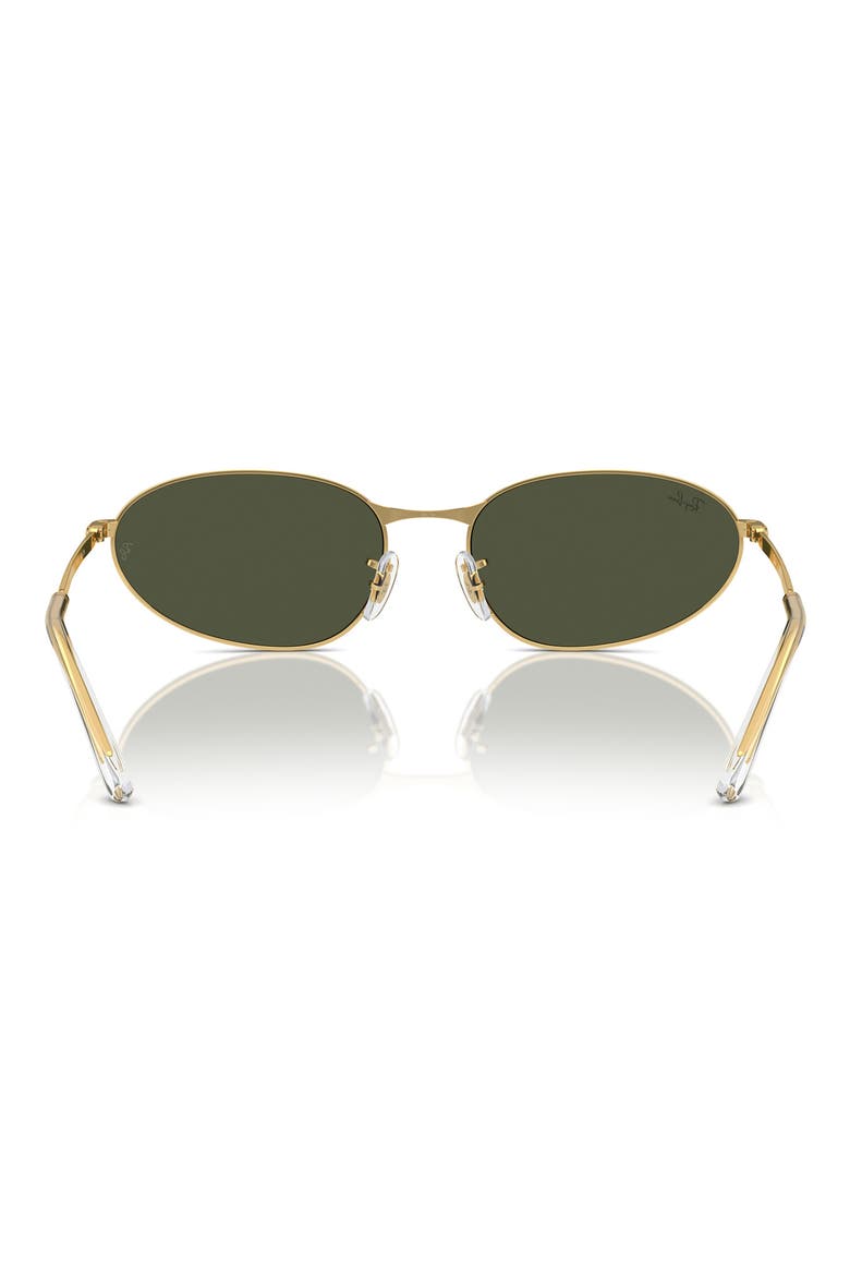 59mm Irregular Oval Sunglasses, Alternate, color, GOLD FLASH
