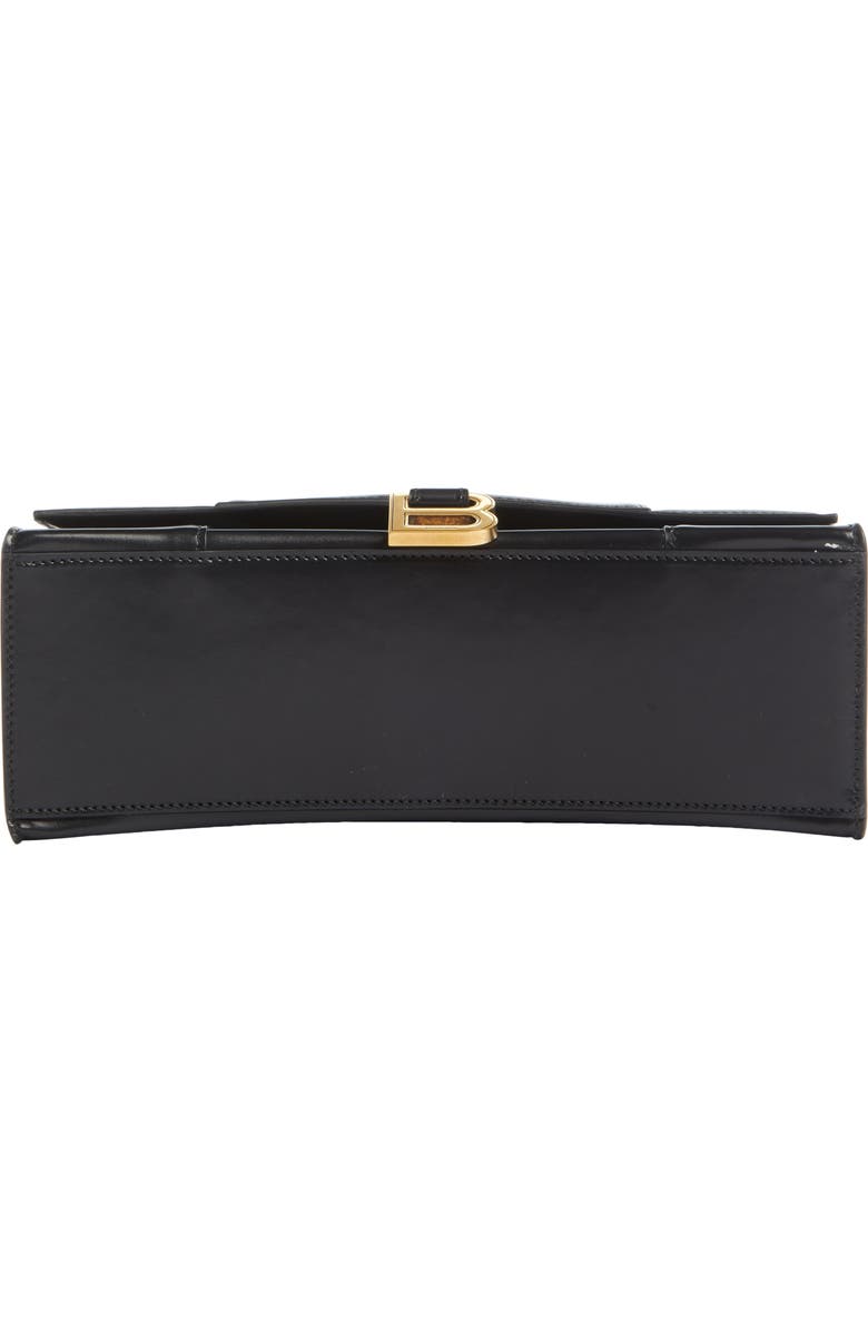 Balenciaga Hourglass Leather Top Handle Bag, Alternate, color,