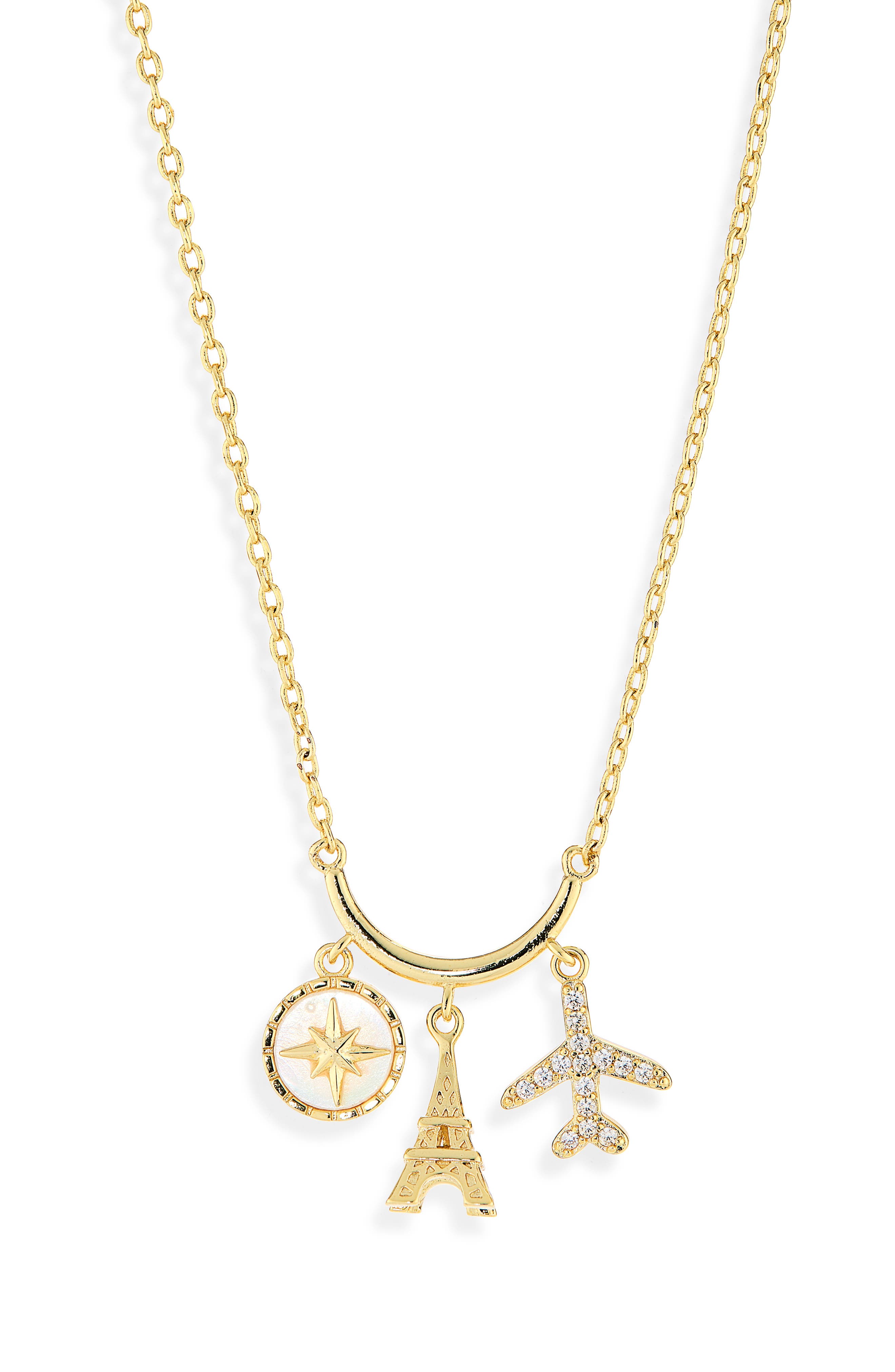 ARGENTO VIVO Paris Charm Necklace