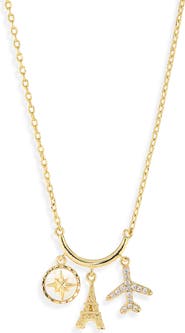ARGENTO VIVO Paris Charm Necklace