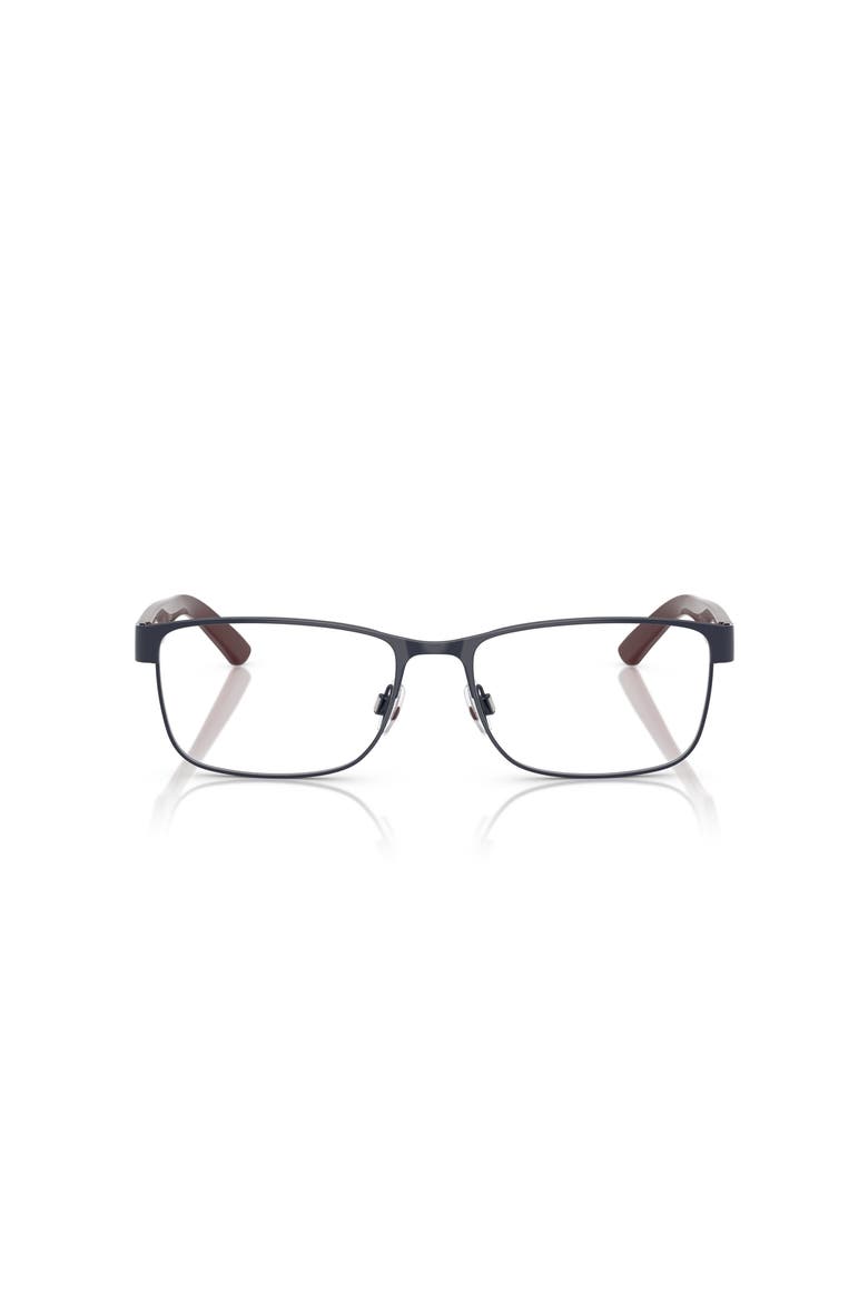 57mm Rectangle optical glasses, Alternate, color, Blue