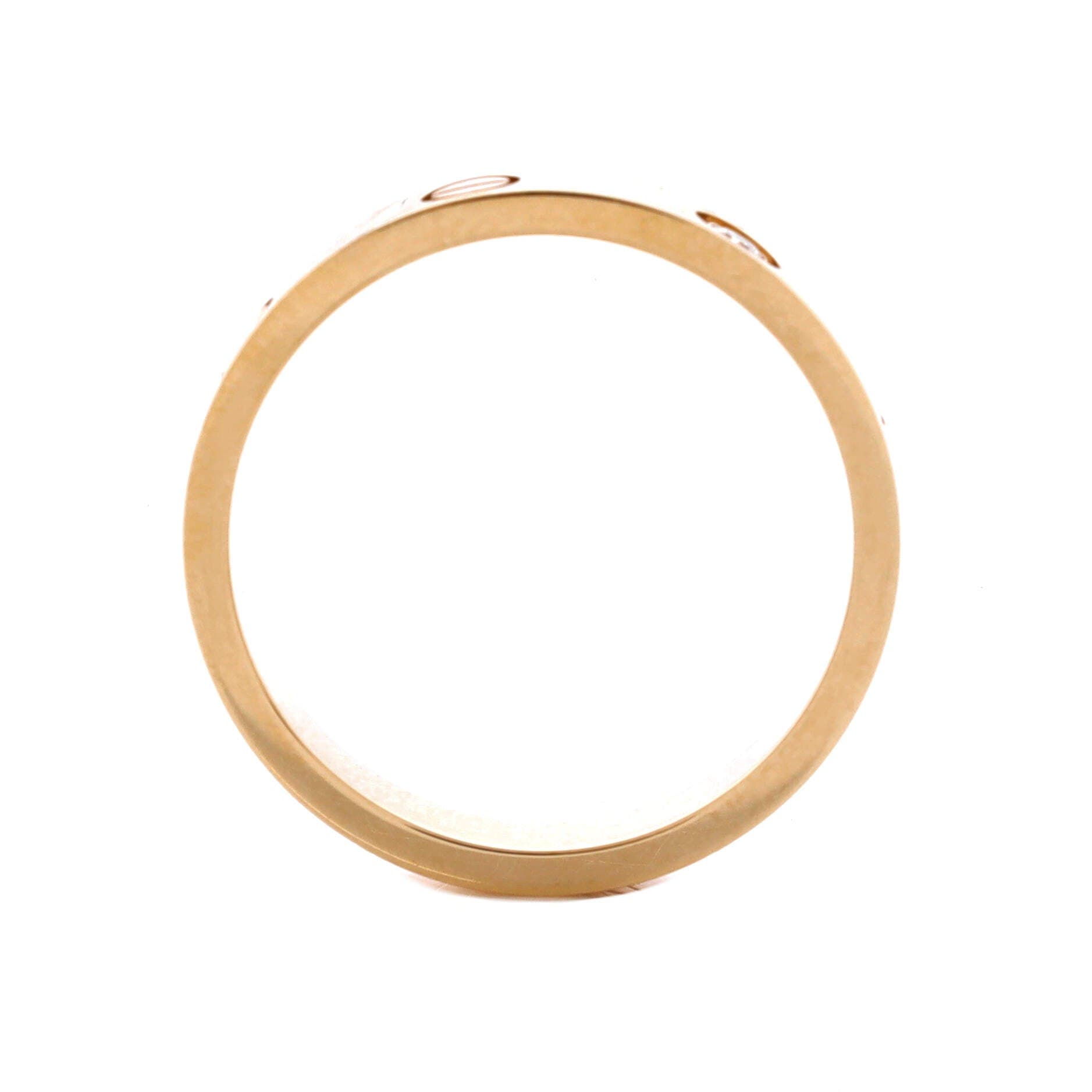 Love Wedding Band 1 Diamond Ring 18K Yellow Gold with Diamond, Alternate, color, Metallic Gold