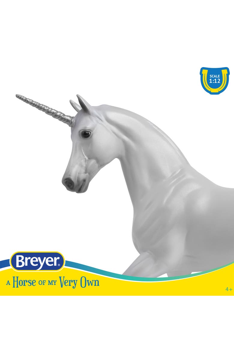 Breyer Horses The Freedom Series Lysander Unicorn, Alternate, color, White