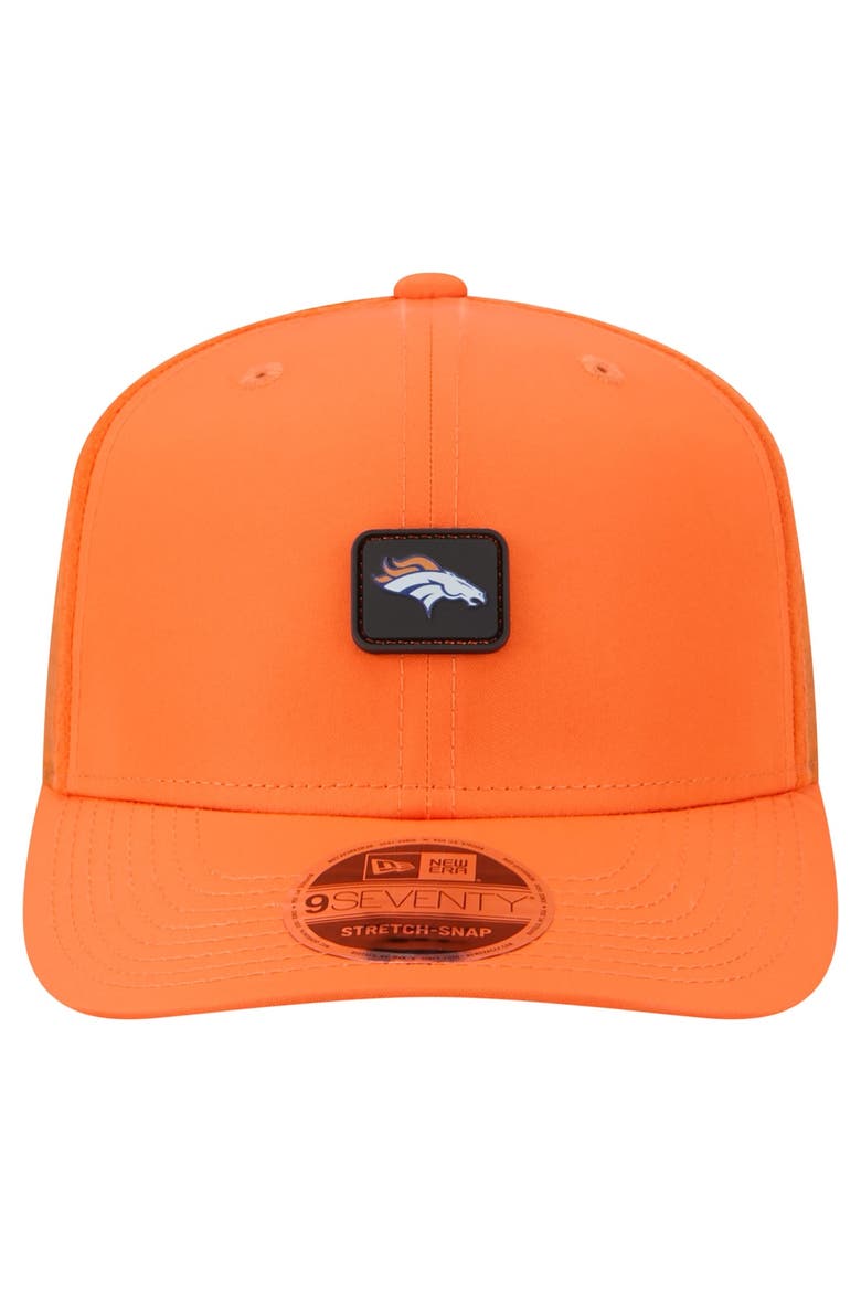 Men's New Era Orange Denver Broncos Micro Badge 9SEVENTY Adjustable Hat, Alternate, color, Orange