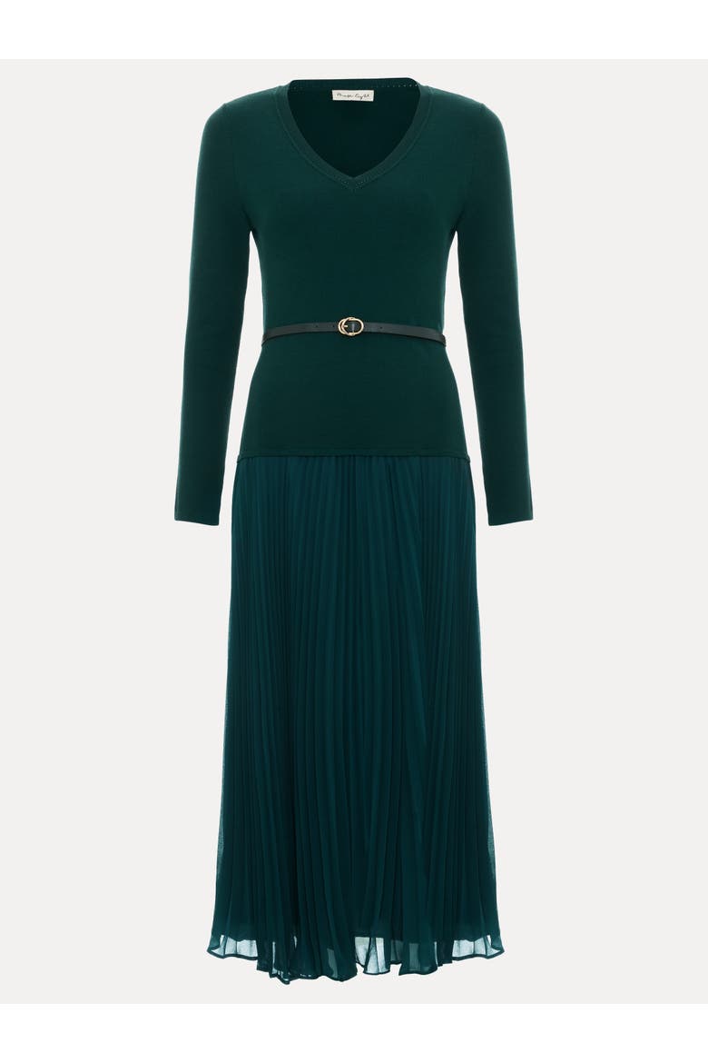 Kai V-Neck Dress, Alternate, color, Green
