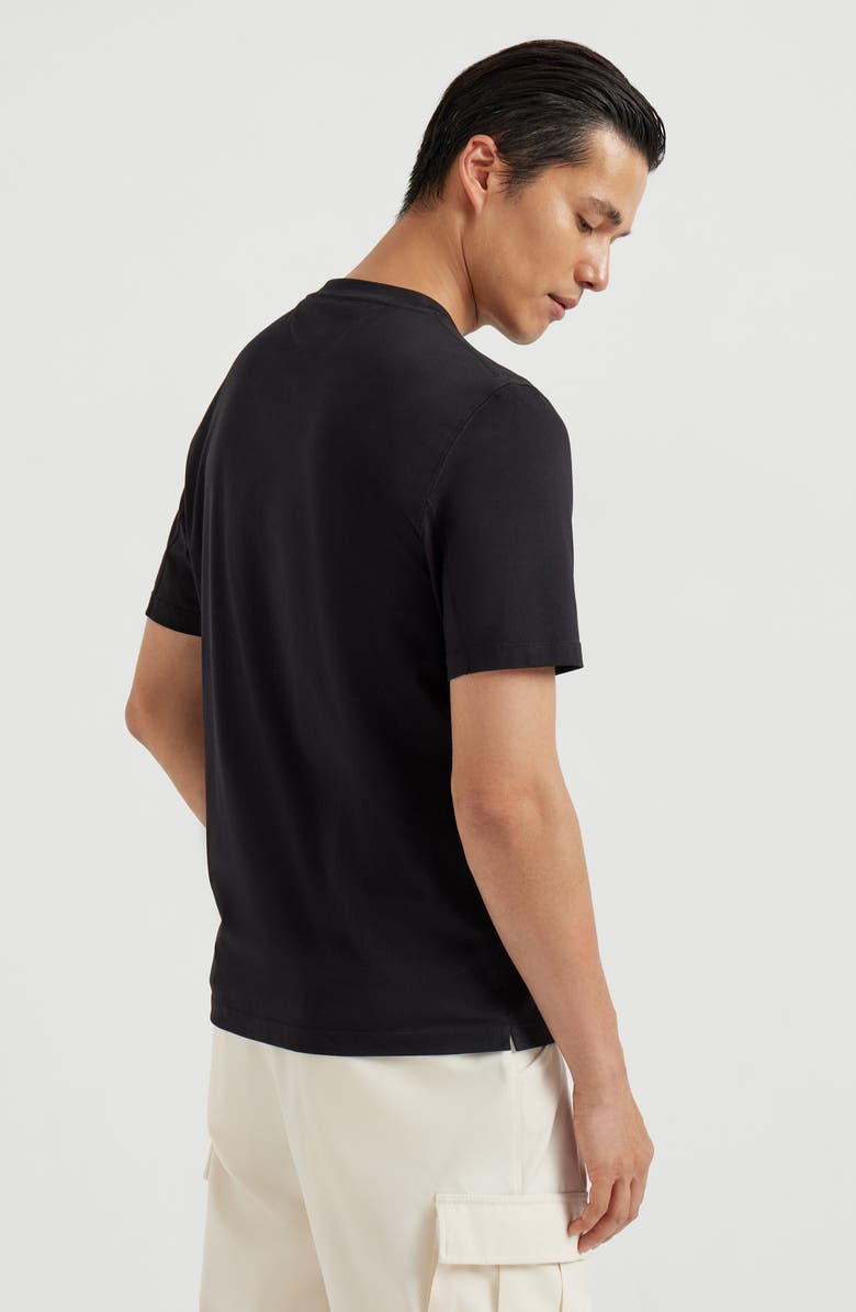 Brunello Cucinelli T-shirt with print, Alternate, color, Black