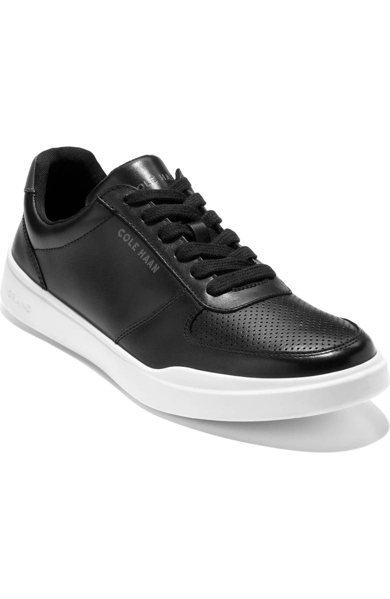 Cole Haan Grand+ Pureshot Court Sneaker, Main, color, Black / Optic White