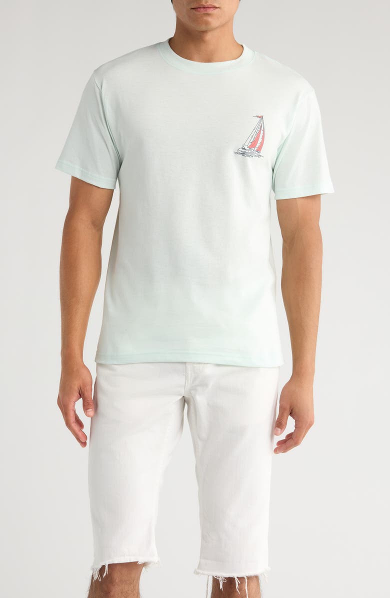 Vans Shredwinds Graphic T-Shirt, Main, color, Hint Of Mint