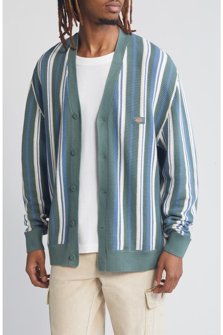 Glade Stripe Cotton Cardigan, Main, color, VARIOUS STRIPES