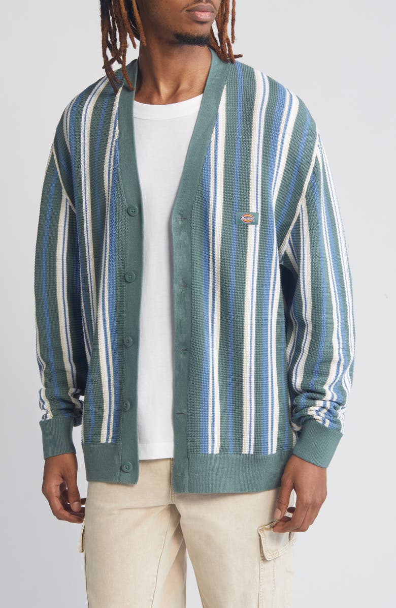 Dickies Glade Stripe Cotton Cardigan, Main, color, 
