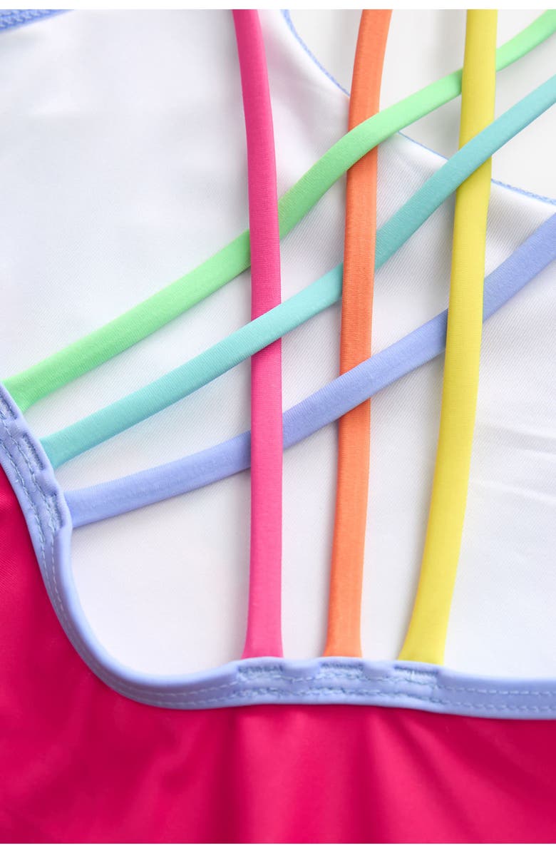 Little Bird Kids' Rainbow One-Piece Swimsuit, Alternate, color, 