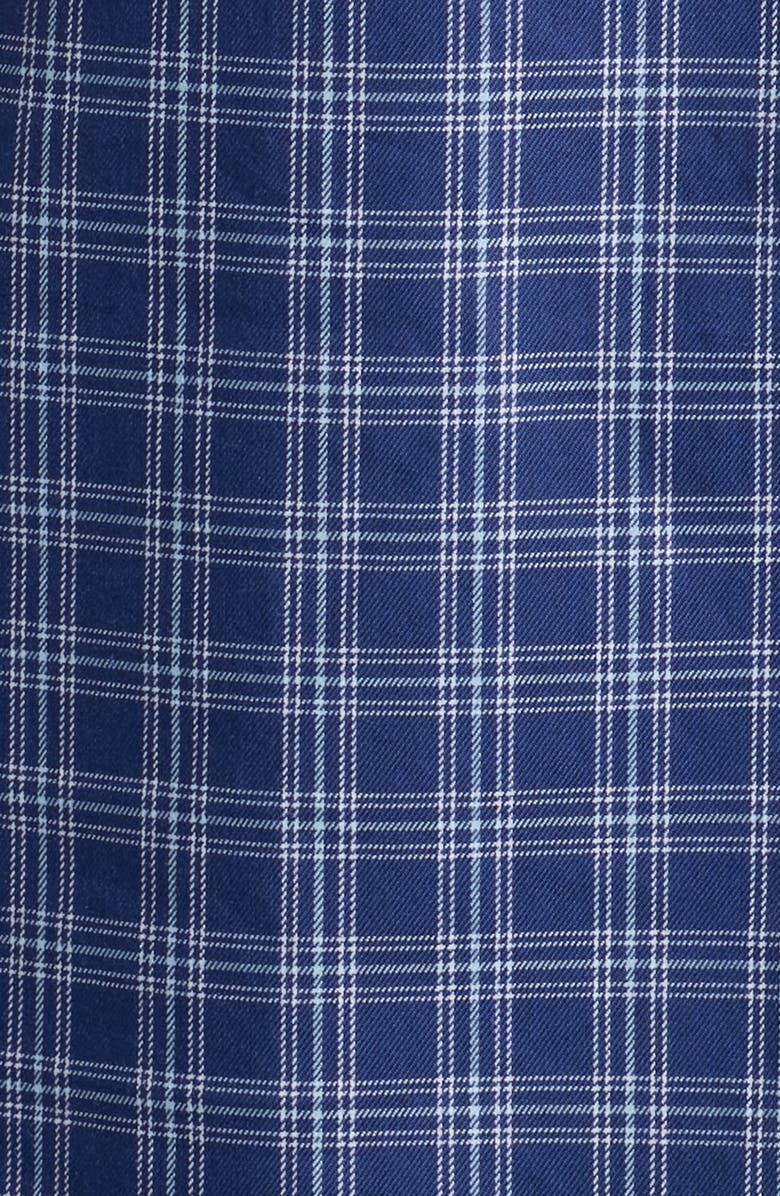 Peter Millar Elton Crown Lite Plaid Button-Up Shirt, Alternate, color, Navy