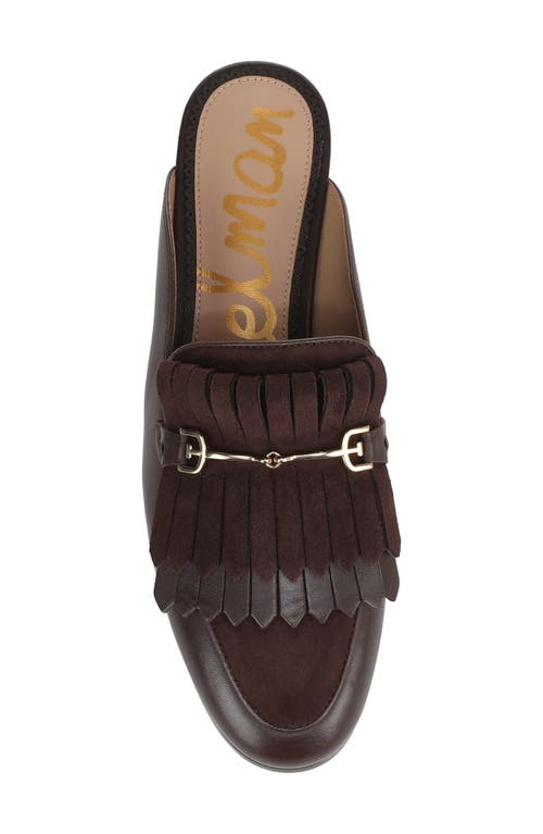 Sam Edelman Lainey Kiltie Bit Loafer Mule In Brown