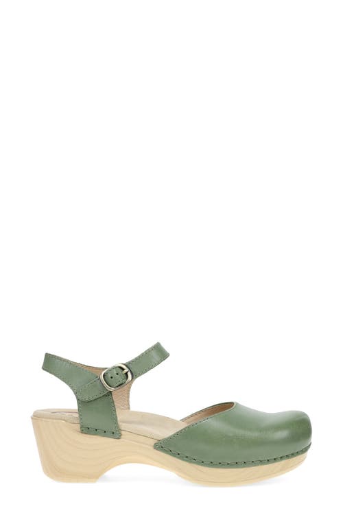 Dansko 'sam' Clog In Sage Calf
