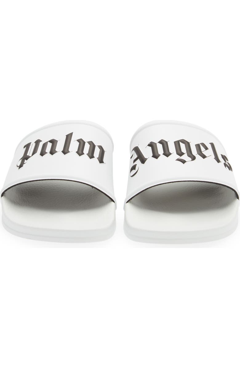 Palm Angels Logo Pool Slide Sandal, Alternate, color,