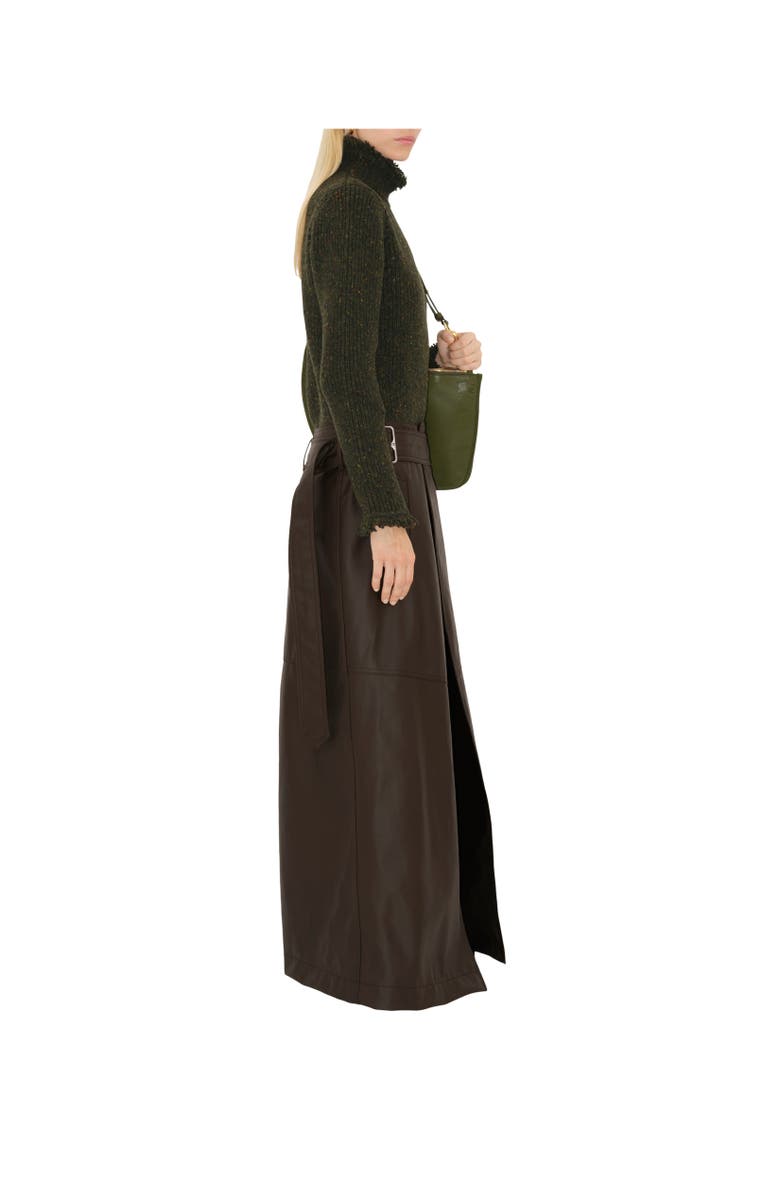 Burberry Wool Blend Maxi Skirt, Alternate, color, 