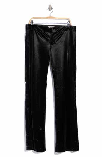 Bella Ultra Low Rise Wide Leg Faux Leather Pants