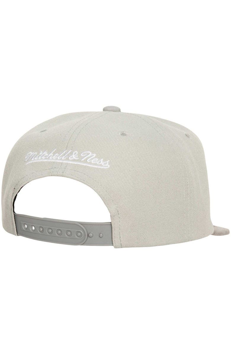 Mitchell & Ness Men's Mitchell & Ness Gray Golden State Warriors Munch Time Snapback Hat, Alternate, color, 