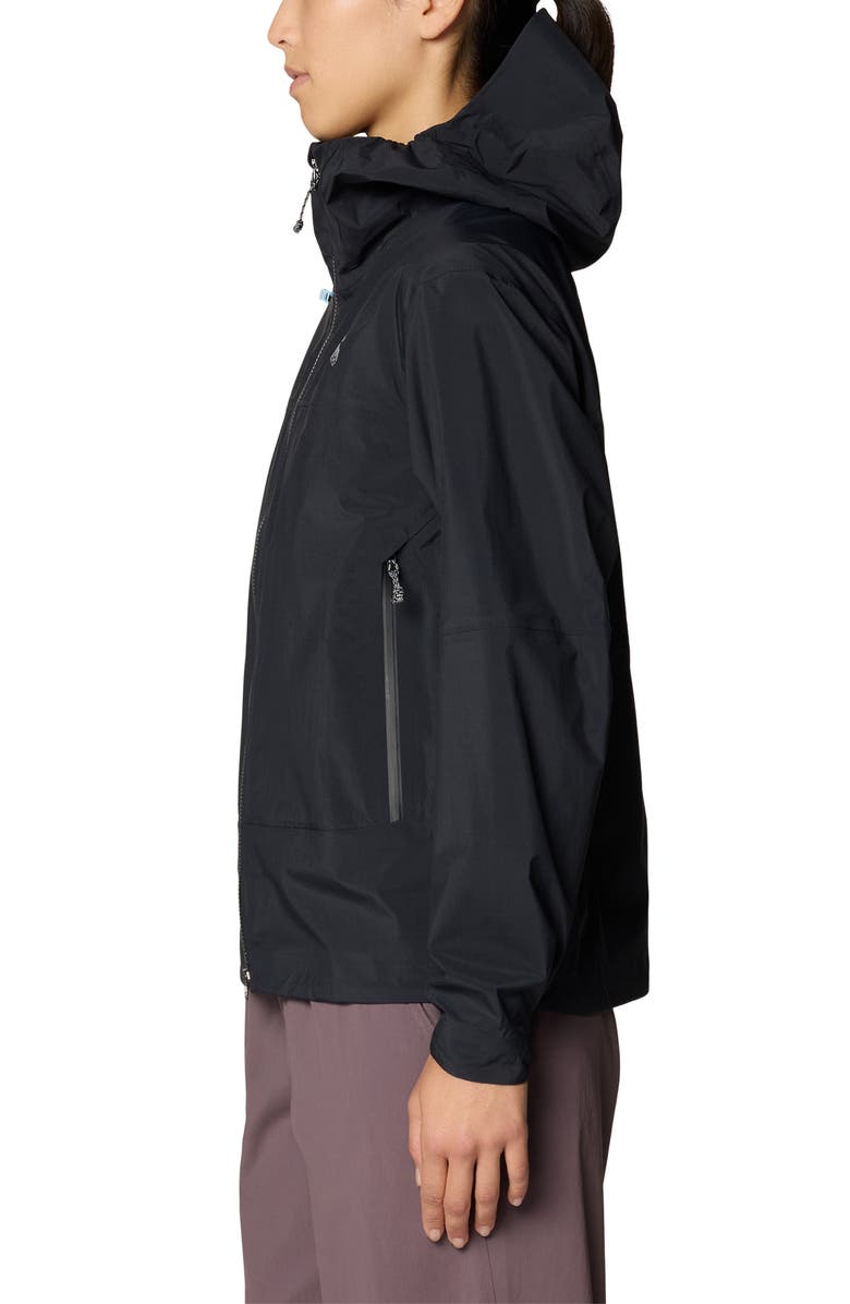 Mountain Hardwear Cloud Cipher Hooded Jacket, Alternate, color, Black
