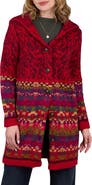 SAACHI Fair Isle Longline Cardigan
