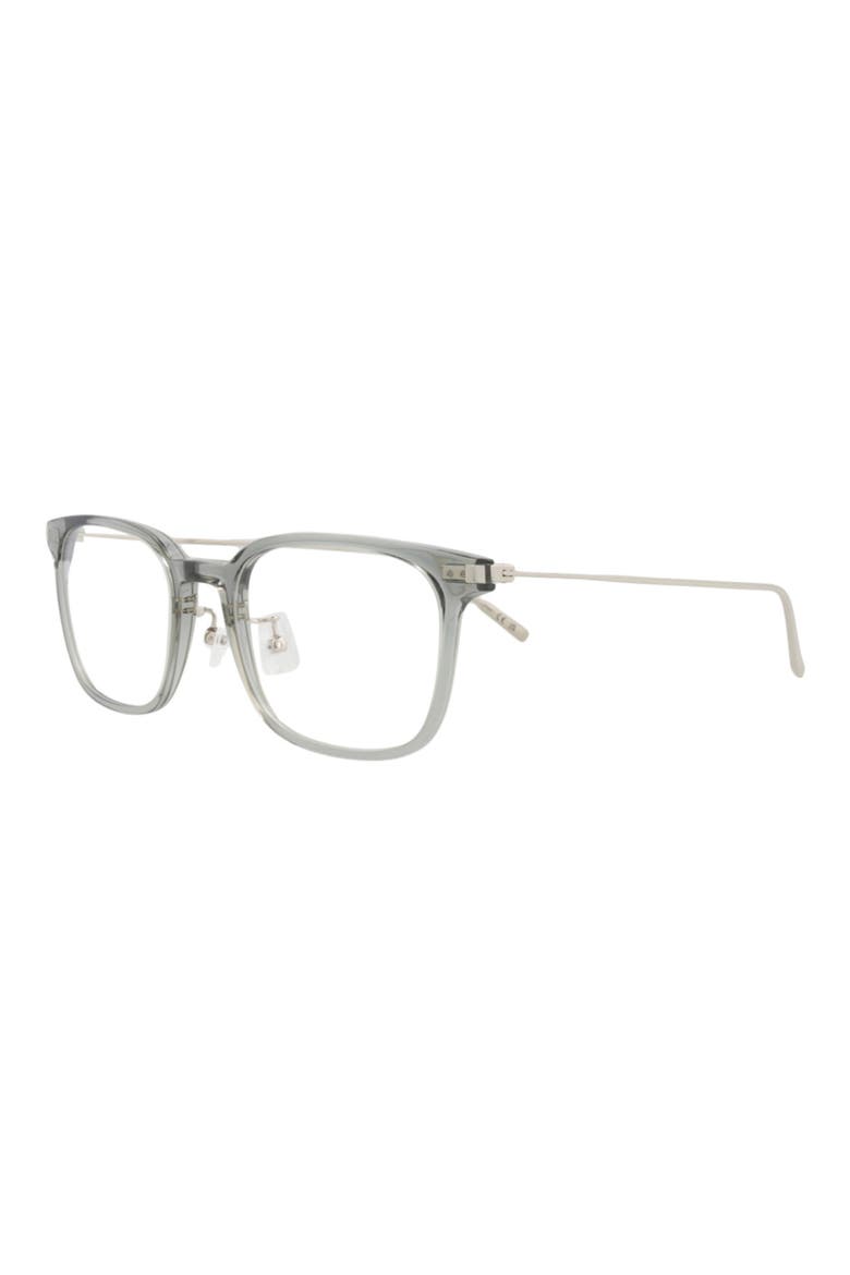 53mm Rectangle Optical Frames, Alternate, color, GREY SILVER TRANSPARENT